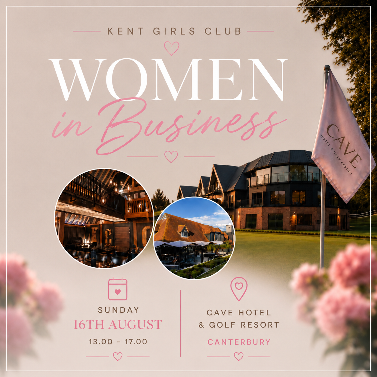 Last release tickets - WOMEN IN BUSINESS EVENT x     THE CAVE HOTEL CANTERBURY 👸🏻✨