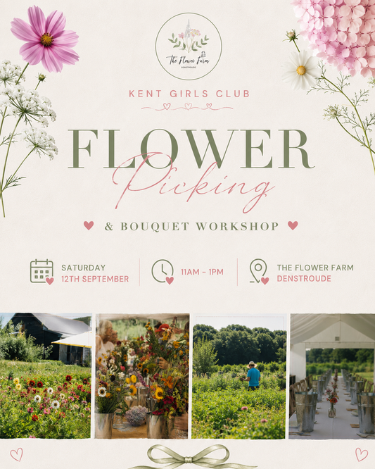 🌸 FLOWER PICKING & BOUQUET WORKSHOP 💐