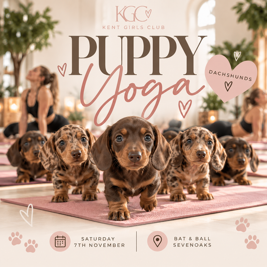 🐶🩷 PUPPY YOGA IS COMING TO SEVENOAKS! 🧘🏼‍♀️✨