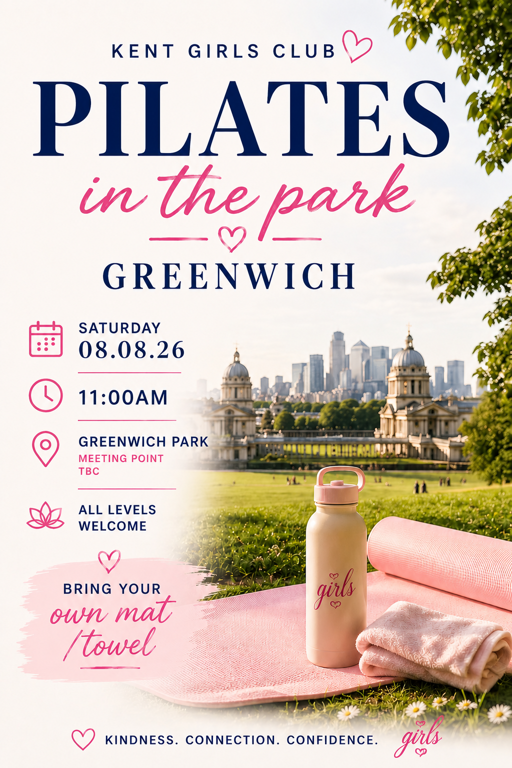 🌿☀️ GREENWICH PILATES IN THE PARK ☀️🌿