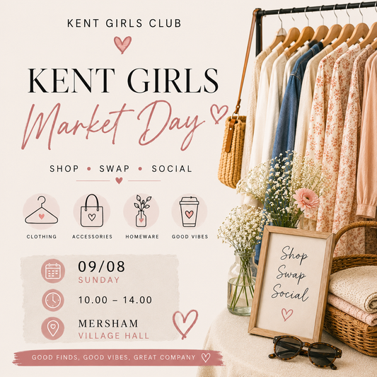 ✨KENT GIRLS MARKET DAY MERSHAM VILLAGE HALL 👛👚